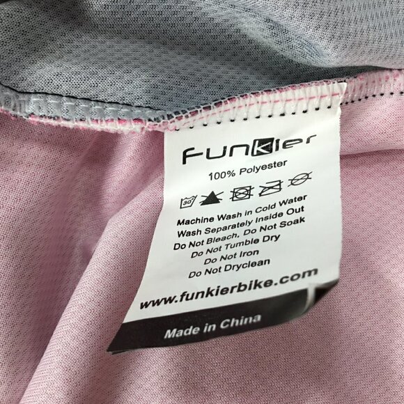 Funkier Cycling Jersey Top NWT Women's Size S UPF 50 1/2 Zip Short Sleeve J386 - Picture 10 of 10